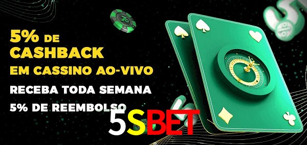Promoções do cassino ao Vivo 5SBET